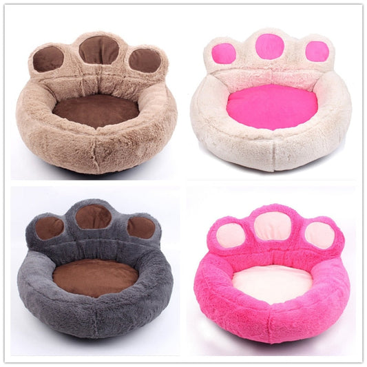 Paw Shape Washable Sleeping Dog Bed